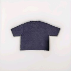 YoungLA #4018 Sample PC Foundation Cropped Tee SZ LG Oversized DRIP Logo Nwst