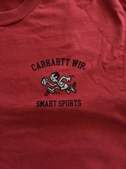 Men’s Medium Carhartt Wip Smart Sports T-shirt Red Short Sleeve
