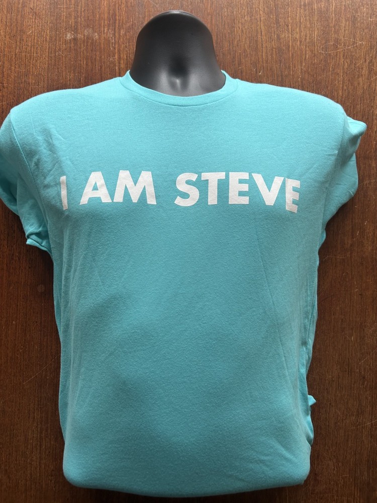 Minecraft – I AM STEVE Rare NEW Promo Film T Shirt youth Great Gift Idea Small