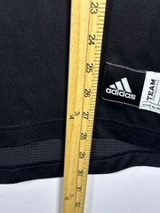 Adidas Basketball Shirt Mens M ClimaCool Lapel Bulldog Logo Black Yellow Team