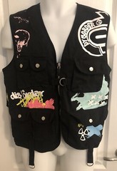 Dysorder LTD Limited Black Utility Vest Disrupt Systematic Functioning Med NWOT