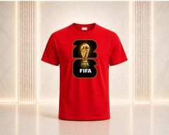FIFA World Cup 2026 Unisex Cotton T-Shirt Soccer Fan Graphic Tee Casual Top
