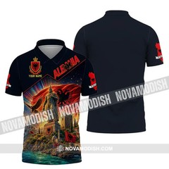 Unisex Shirt – Custom Albania Polo T-Shirt BS2118