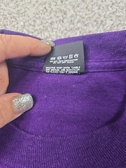 Vintage Screen Stars Shirt Mens Large Purple Dont Tell Anyone I Got A 4.0