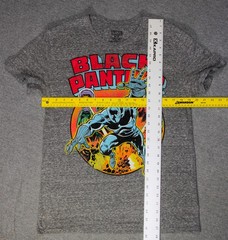 Marvel Black Panther Jack Kirby Comic Cover T-Shirt Mens Medium Gray Tri-Blend