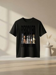 Dog Lovers Men Kids – Rescue Dog Dog Lover Graphic Tee Gift