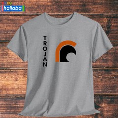 Trojan Yachts Logo Black/Navy/Grey/White/Orange T-Shirt S-5XL