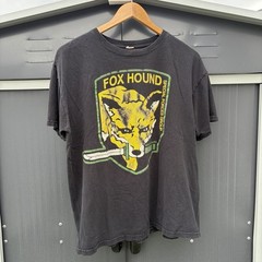 Vintage Metal Gear Solid 4 Fox Hound Promo Tee Shirt Mens Medium 2011 Y2K