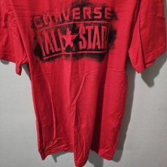 Converse All Star Med Graphic T-Shirt Red Logo Tee Short Sleeve Classic Men’s M