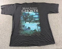 Vintage Michael Jackson Ghosts Shirt Mens Black 1997 Stephen King Music MJ S-5XL