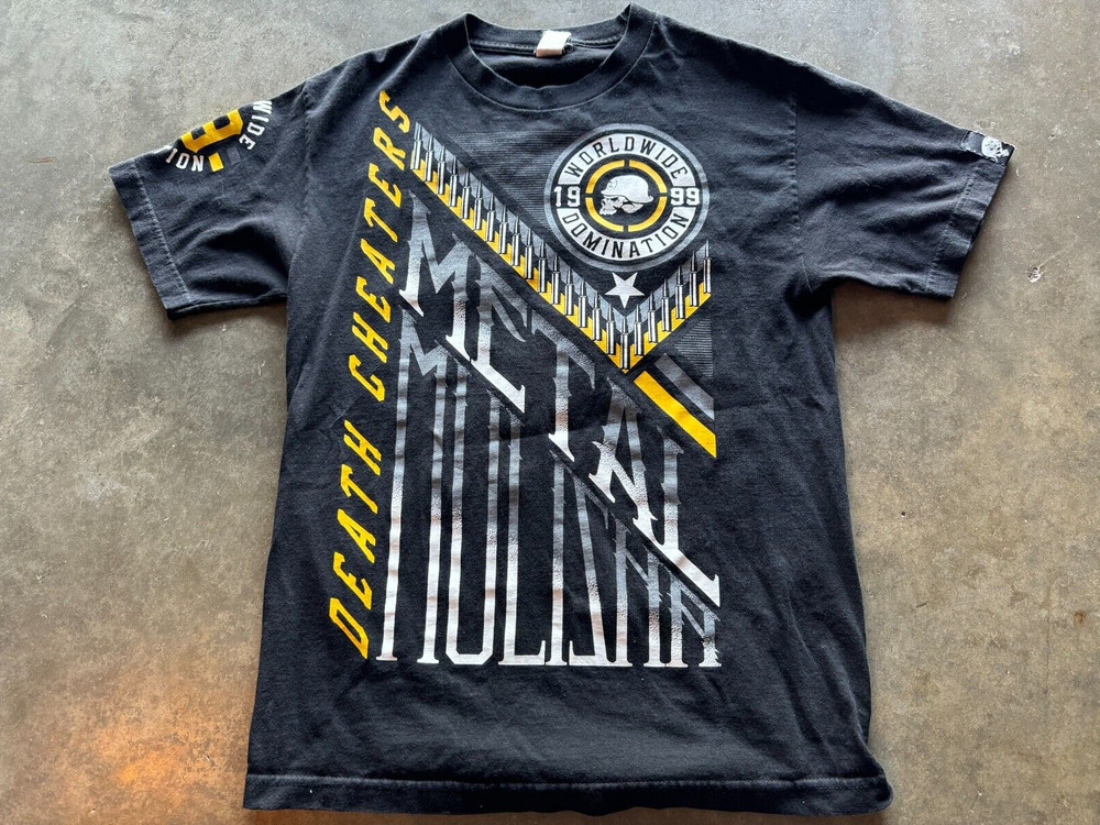 Metal Mulisha Death Cheaters Graphic Logo Men’s Black T-shirt Size M