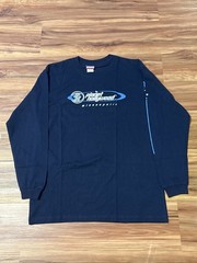 Vintage Planet Hollywood Shirt Men XL Blue Tee Long Sleeve Tattoo 90s Mall Punk
