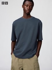 UNIQLO U AIRism Cotton Oversized Crew Neck Half-Sleeve T-Shirt XXS-3XL US/EUsize