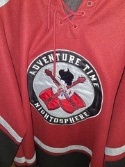 Cartoon Network Adventure Time Hockey Jersey XL