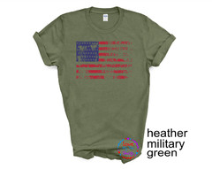 USA Distressed Flag Men T Shirt Patriotic Unisex Adult and youth sizes T-shirt