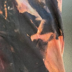 Men’s 2X Hand Dyed T Shirt Abstract Upcycled Colorful Grunge Graffiti Artsy