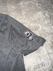Nike Dri Fit USA Basketball Warm Up Team Issue Shirt Size Large Gray Grey