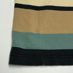Vintage Karl Kana Jeans Striped T Shirt Mens 3XL 27.5×31.5 90s Y2K