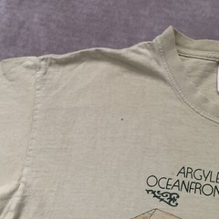 Vintage 90s Argyle Waterfalls Shirt Size XL Oceanfront Townhouse Tobago Beach
