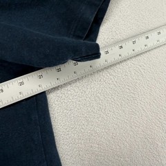 Uniqlo Blank Shirt Men’s medium Blue Navy Crewneck Heavyweight Thick Collar Crew