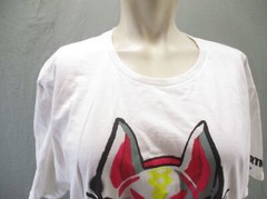 NWT EPIC GAMES Size L Mens White 100% Cotton Crew Neck Short Sleeve T-Shirt 369