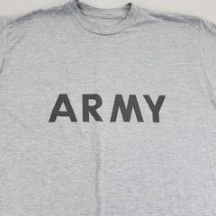 Reflective Army T Shirt Mens XL Gray Crew Neck Short Sleeve Military Stylized A