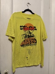 Yellow Uncle Acid & The Deadbeats North American Tour Shirt XL 2022 Distressed