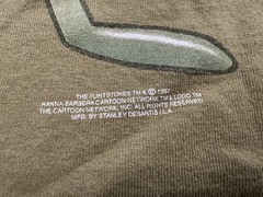 Vintage The Flintstones Great Gazoo Shirt Mens Large 1997 Stanley Desantis Green