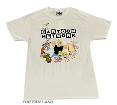 New Cartoon Network 90s Character Squad Cast Men’s White Vintage Retro T-Shirt