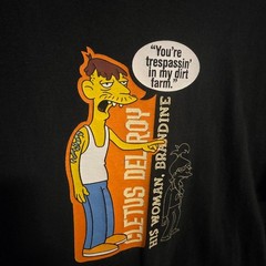 Vintage 2002 Simpsons Cletus Del Roy Tee