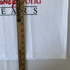 Vintage 90s Disney World 25 Years Mickey Goofy Simba Genie T-Shirt S USA Made