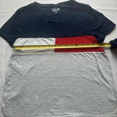 Tommy Hilfiger Denim Color Block T-Shirt Medium