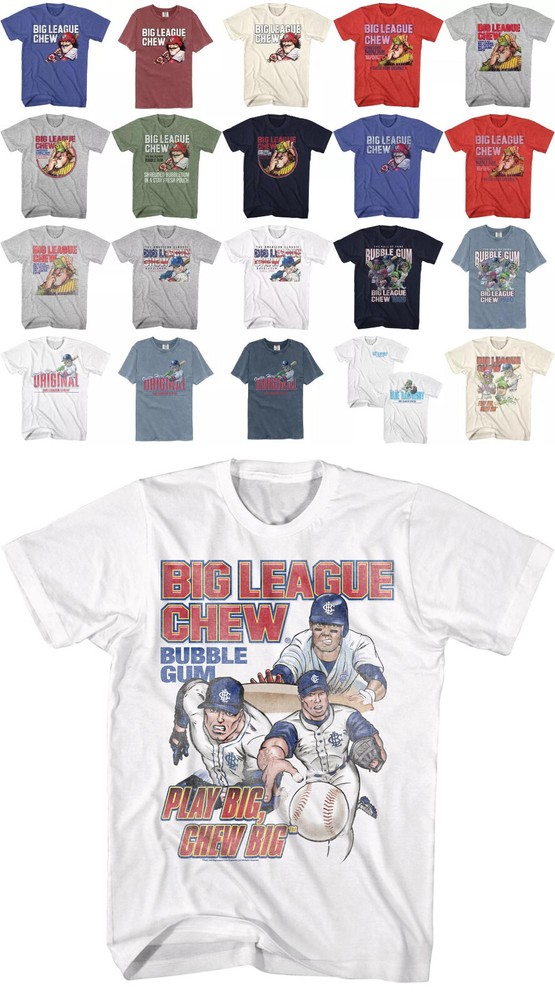Pre-Sell Big League Chew Bubble Gum Candy Licensed T-shirt