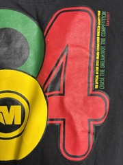 Vintage Mecca 90s T Shirt Size L LARGE Hip Hop Logo Black EUC