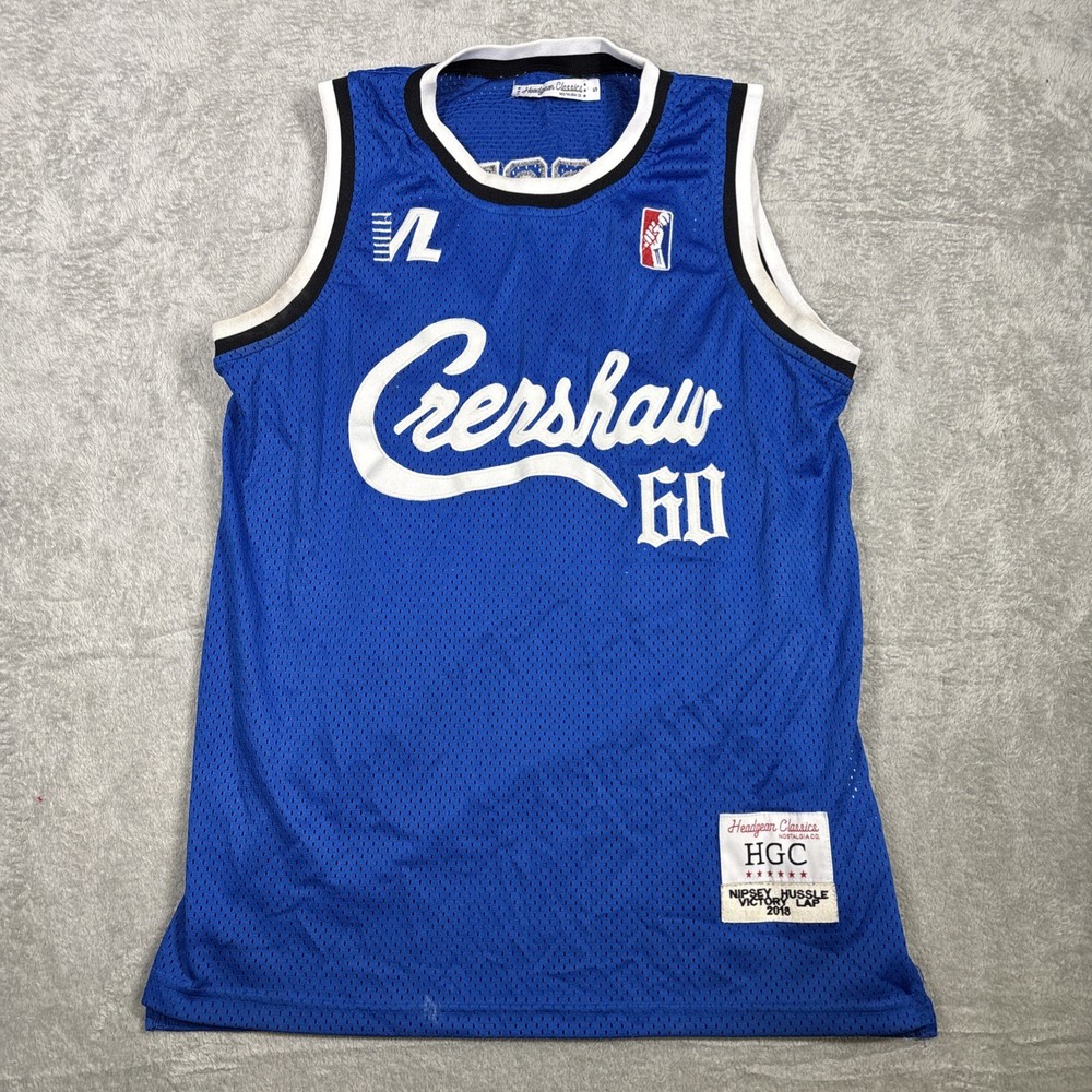 HEADGEAR CLASSICS Nipsey Hussle Victory Lap #60 Crenshaw Jersey Size S