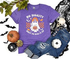 Groovy Halloween Shirt Halloween Costume Trick or Treat Unisex T-shirt