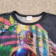 Despicable Me Minions Shirt Mens XL Colorful Neon City Universal Japan Exclusive