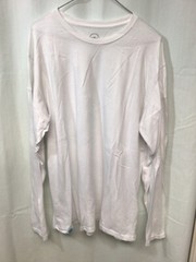 30A White XL Long Sleeve T Shirt T11 (Made from Recycled Plastic Bottles)