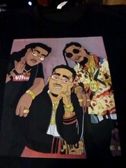 Migos Rap Tee T Shirt Animated Style Men’s Size 2XL Black EXCELLENT CONDITION