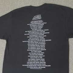 Arctic Monkeys T Shirt L VTG 2014 AM Album Tour Concert Merch DO I WANNA KNOW
