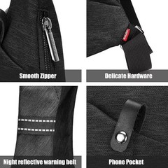 OSOCE Anti-Theft Waterproof Shoulder Backpack Sling Chest Crossbody Bag Cover