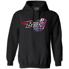 KYLE BUSCH #51 LUCAS/FLO BLK MIDGET HOODIE