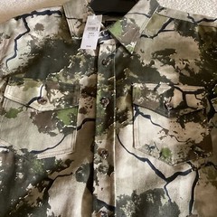 Red Head button up timbre Camouflage Long Sleeve Canvas Cotton NWT Size Medium
