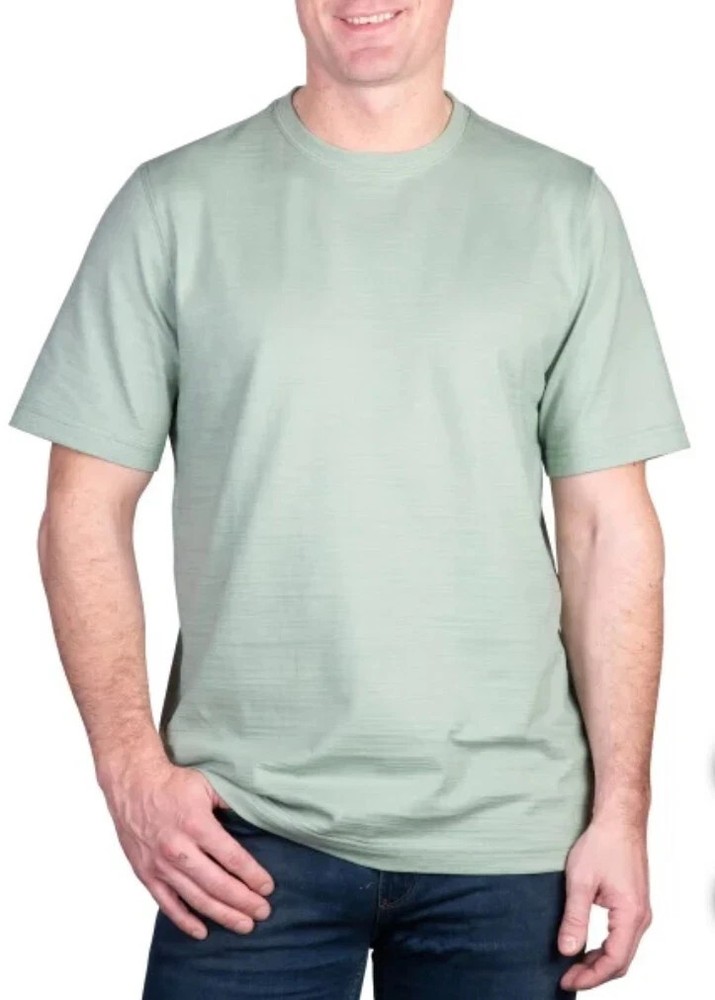Kirkland Signature Men’s Pima Cotton Tee, Green, Size S