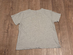 The Rolling Stones Embroidered Tongue Logo Gray Tee Shirt GU Vintage Style XL