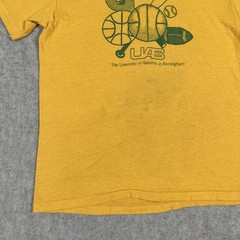 Vintage 70’s UAB Intramural Champs T -Shirt XS? Hanes Yellow Alabama Birmingham