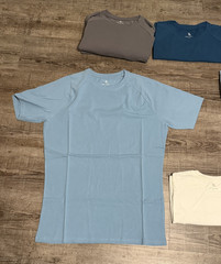 Lot of 12 Tailored Athlete Athletic Fit T-Shirts – White, Blue, Gray – New XL