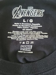 Black Panther Warrior King Marvel Comics Men’s Avengers T-Shirt Size Large