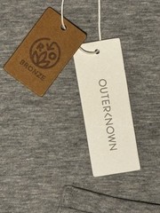 Outerknown Sojourn Pocket Tee Mens Small Grey Organic Pima Cotton T-Shirt NWT