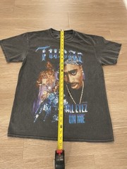 LOT OF 2 – TUPAC Rap Size Small/Medium T-Shirt Trust Nobody / All Eyez On Me